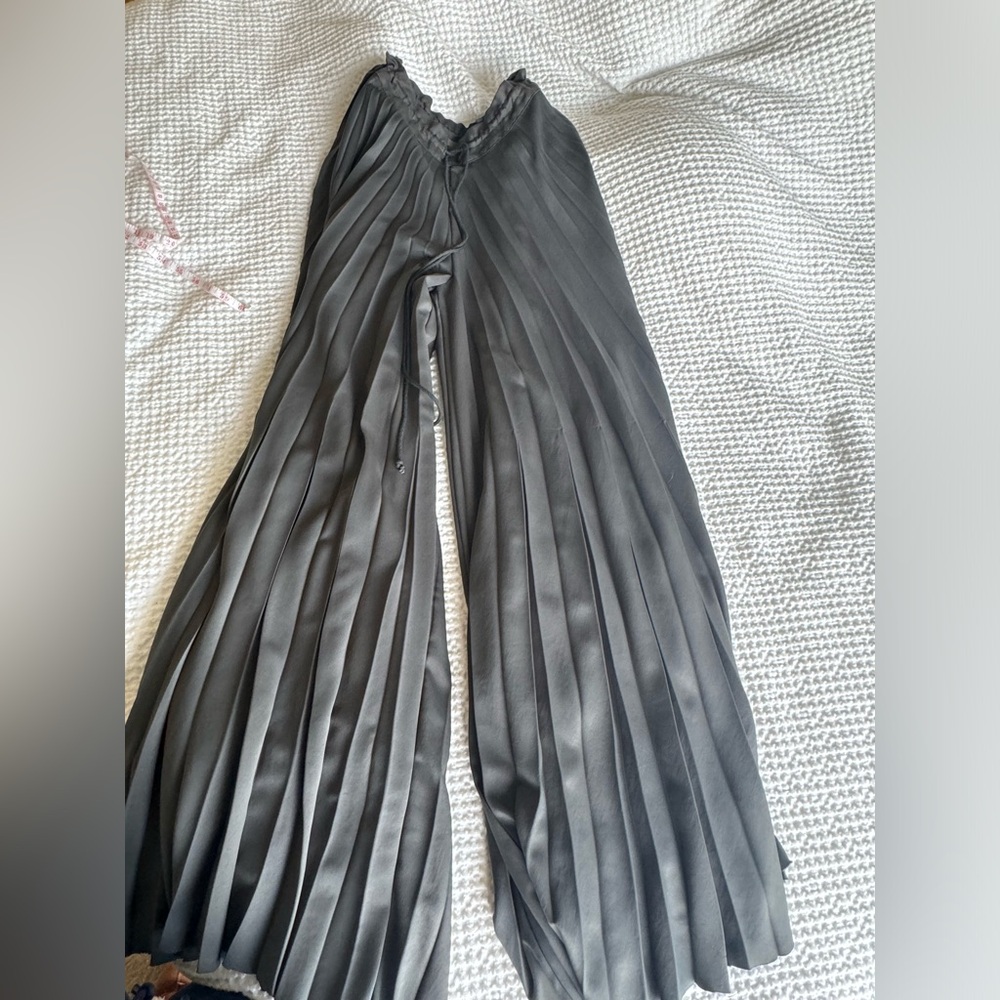 Enza Costa Black Wide Leg Pants